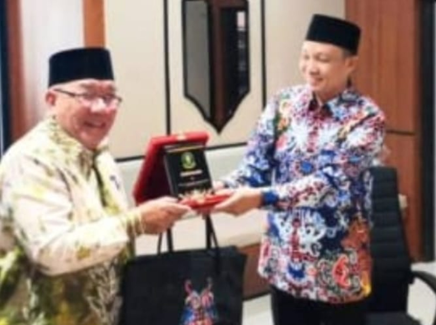 Kunjungan LPTQ HSU, Ucapkan Selamat Kaltim Juara Umum