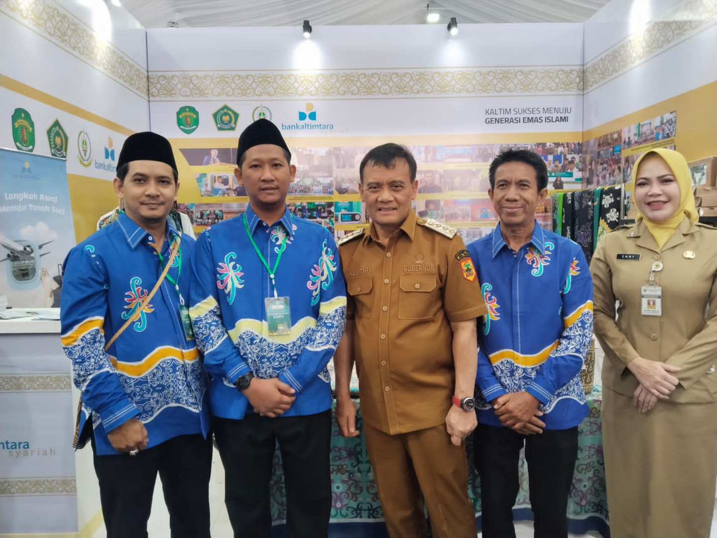 Stan Pameran Kaltim Dikunjungi Gubernur Jawa Tengah